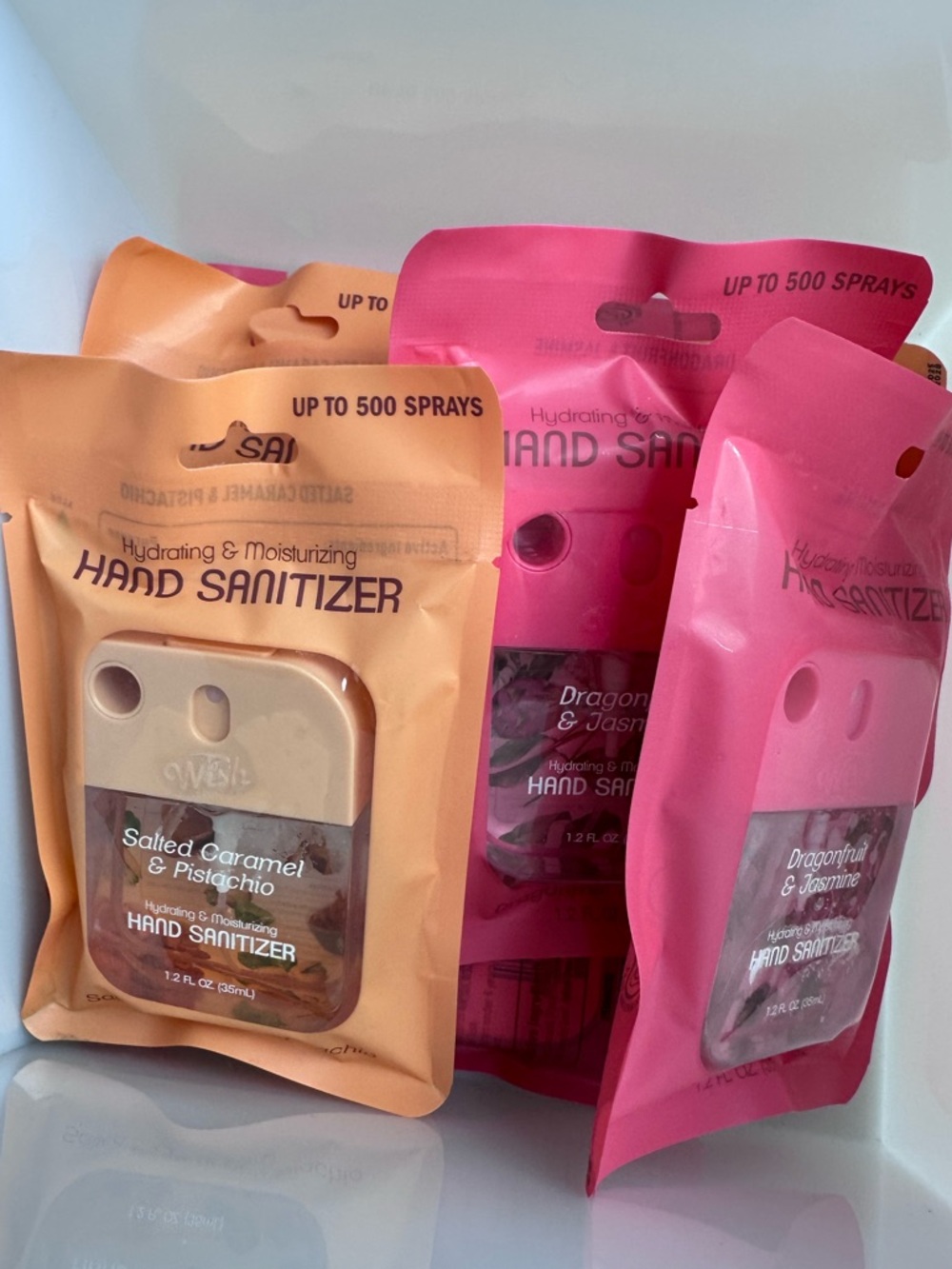 Wish Salted Carmel & Pistachio & Dragonfruit & Jasmine Hand Spray Sanitizer NWT